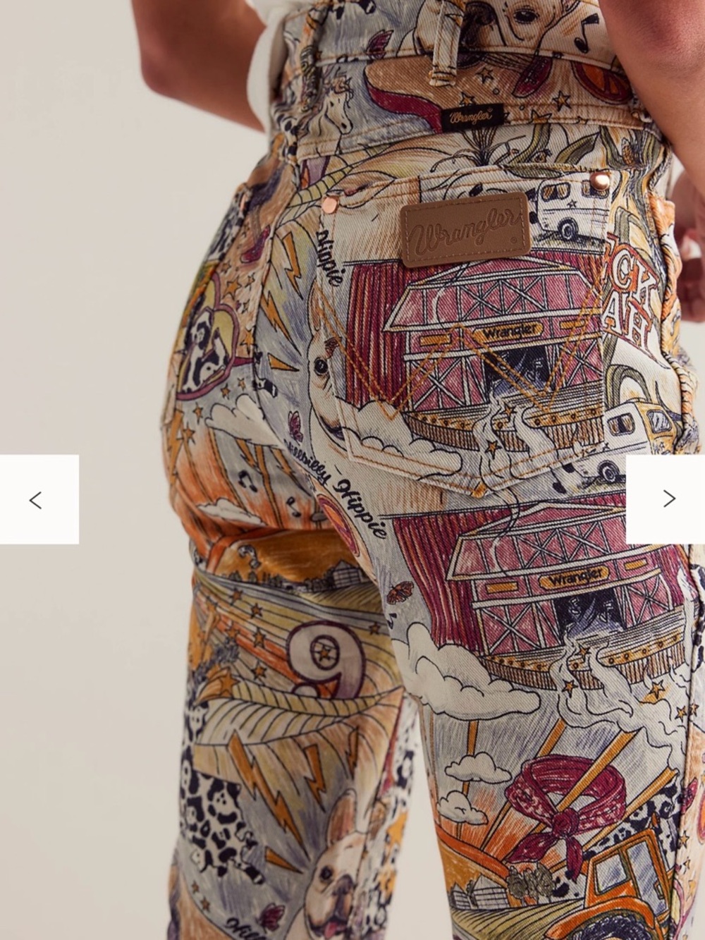 Wrangler x Lainey Wilson Multi-Print Flare Jeans - Picture 3 of 11